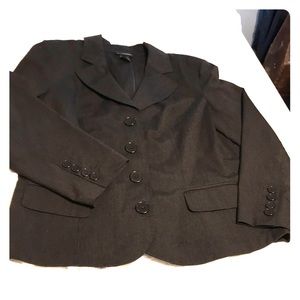 Lane Bryant Brown Blazer